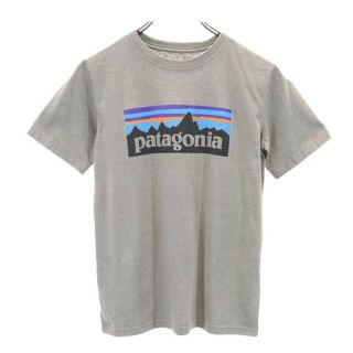 パタゴニア(patagonia)のパタゴニア ロゴプリント 半袖 Tシャツ M10 グレー patagonia キッズ 【中古】  【230511】 メール便可(ジャケット/上着)