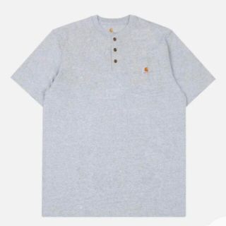 カーハート(carhartt)の【S】Carhartt カーハート ヘンリーネックポケットT K84 グレー(Tシャツ/カットソー(半袖/袖なし))