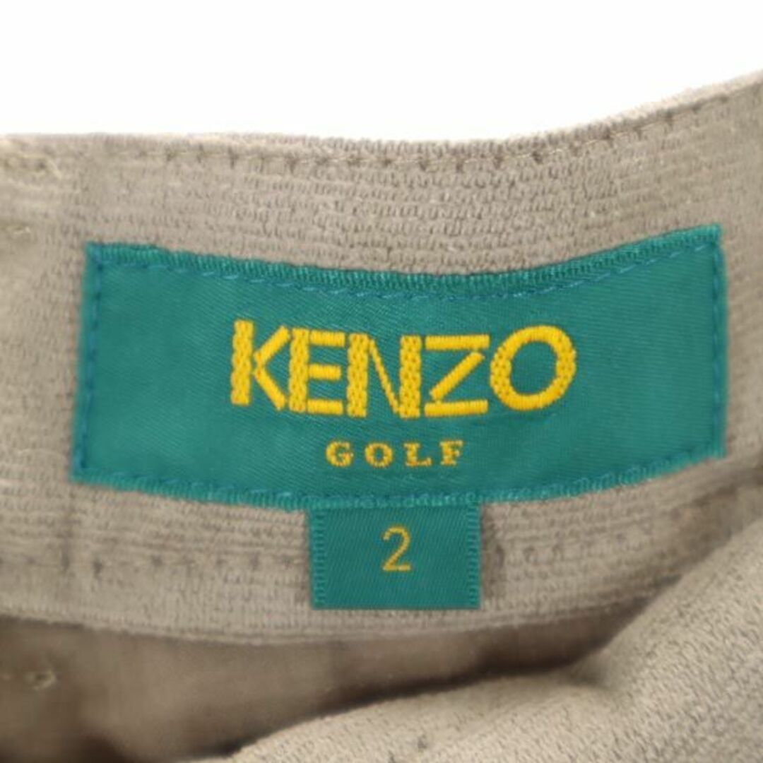 KENZO - ケンゾー ゴルフ 日本製 ロゴ刺繍 ゴルフパンツ 2 ベージュ系 