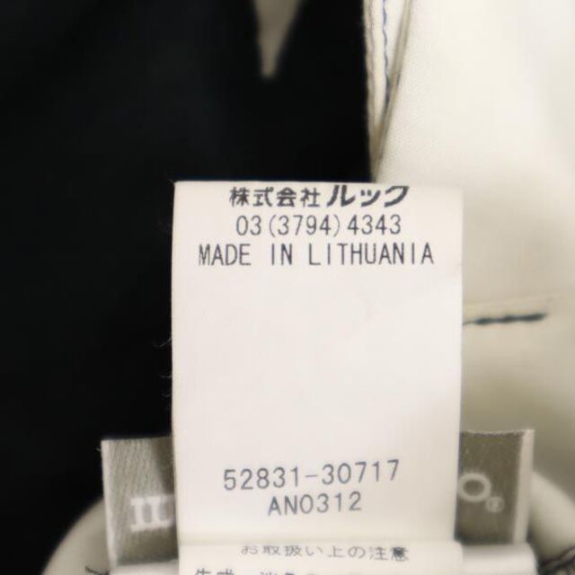 マリメッコ 総柄 タックスカート 34 白×黒 marimekko サイドジップ レディース   【230511】 7