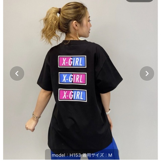 X-girl(エックスガール)のx-girl tシャツ  メンズのトップス(Tシャツ/カットソー(半袖/袖なし))の商品写真