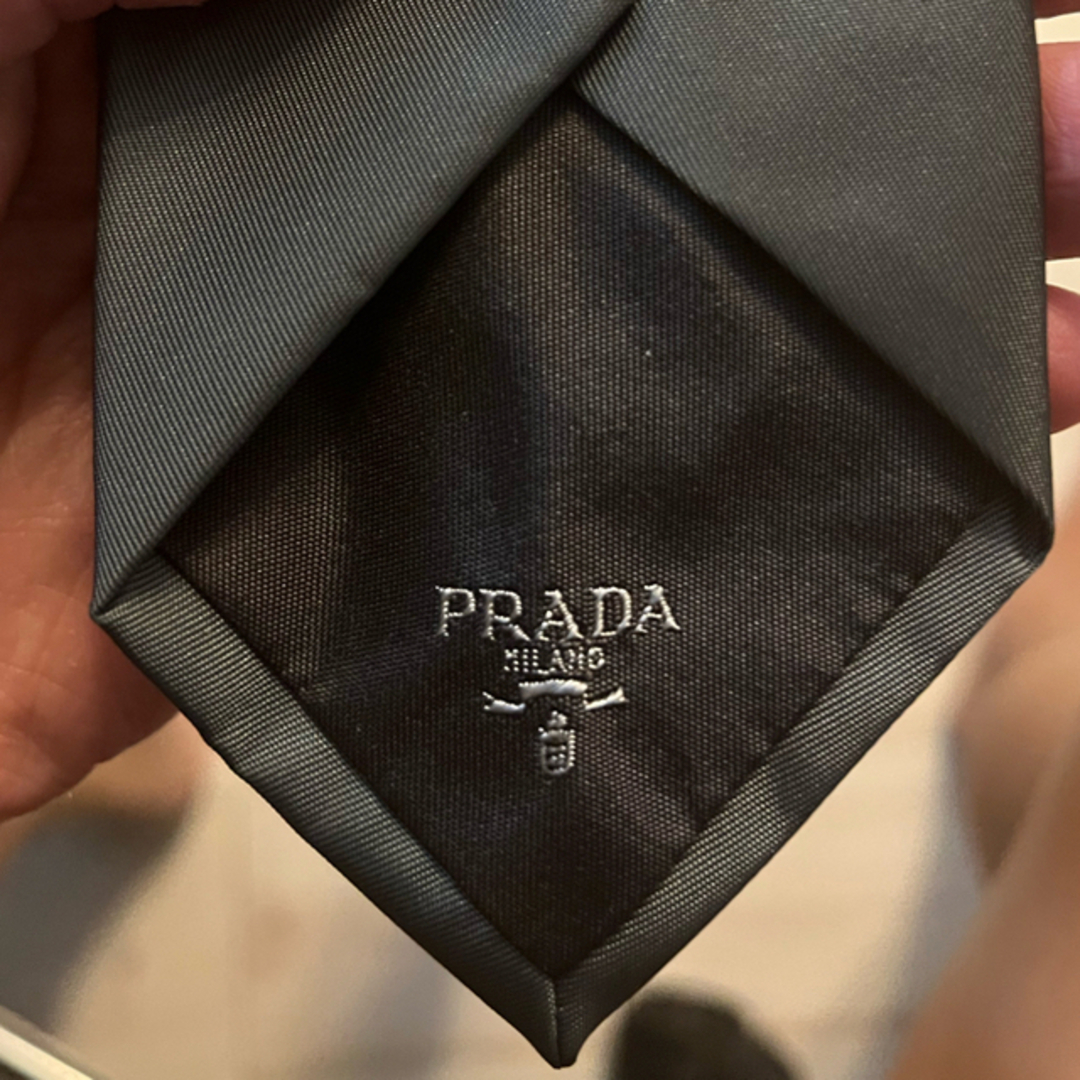 PRADA(プラダ)のPRADA ネクタイ　ナイロン メンズのファッション小物(ネクタイ)の商品写真
