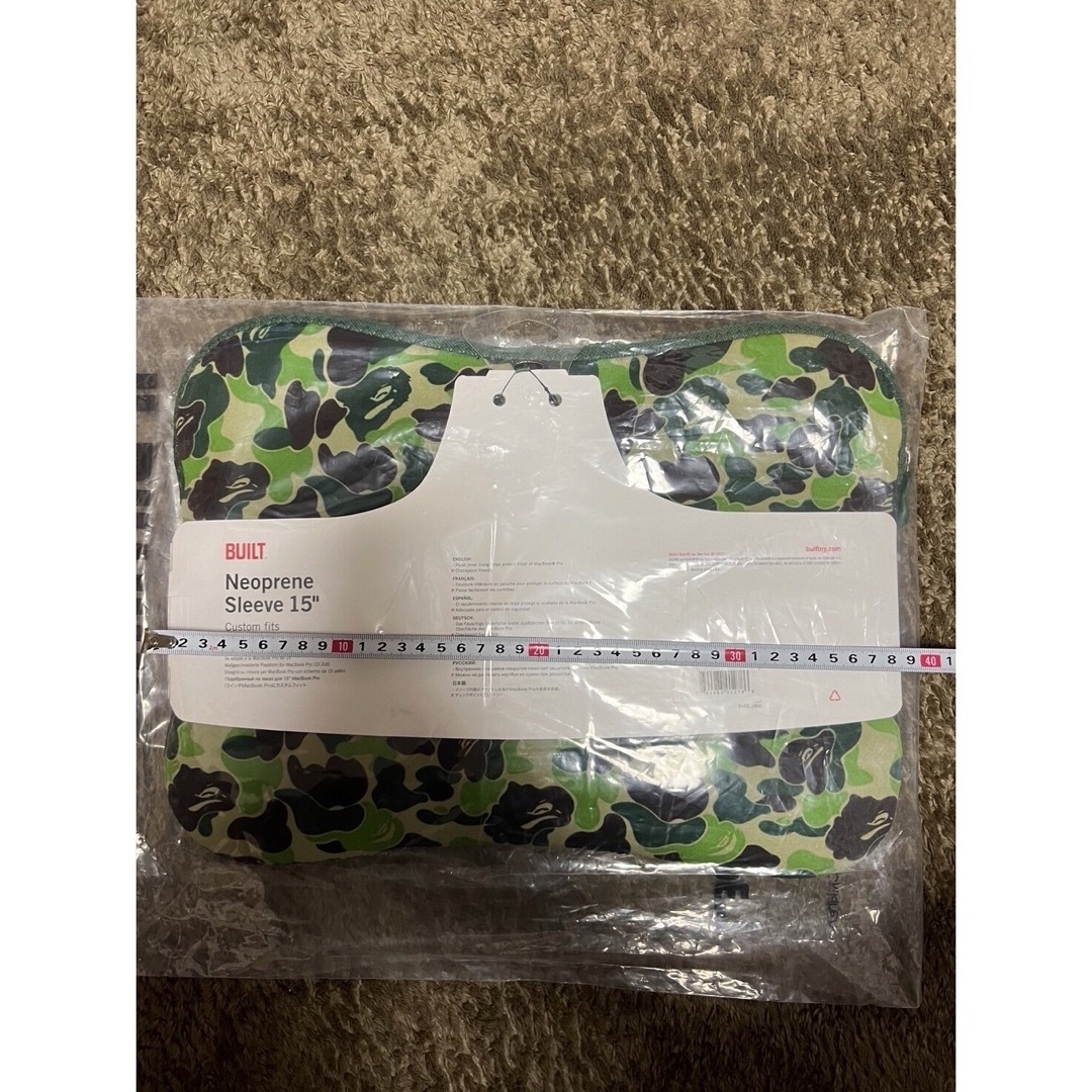 新品未開封　bape X built laptop sleeve 15