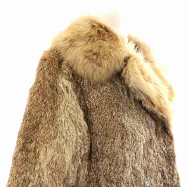 moon bat fur ムーンバット 毛皮コート ラビットファー ブラウン系