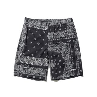 FCRB 19AW PRACTICE SHORTS ブラックS デジカモ