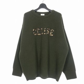 セリーヌ(celine)のセリーヌ CELINE 22AW ニット セーター M カーキ(ニット/セーター)