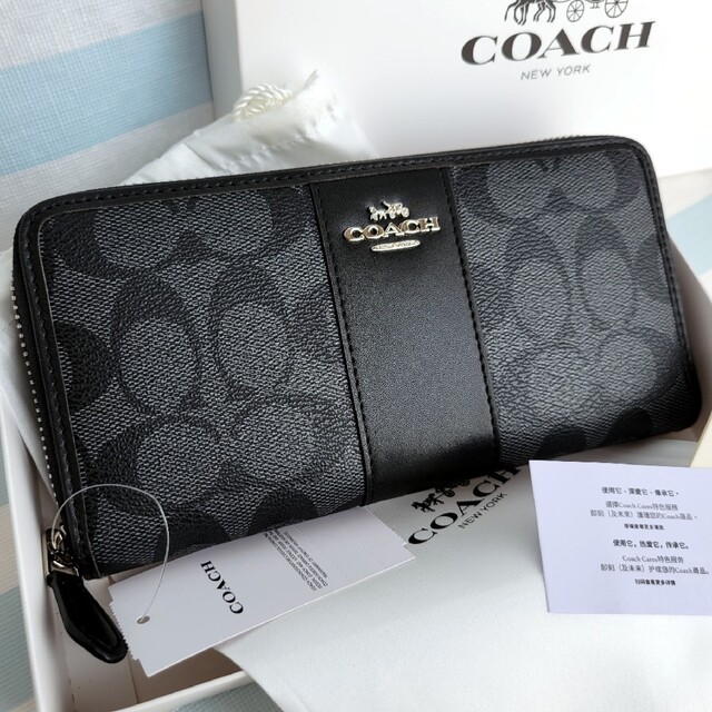 COACH - 【新品未使用品】COACH コーチ 長財布 シグネチャー 定番