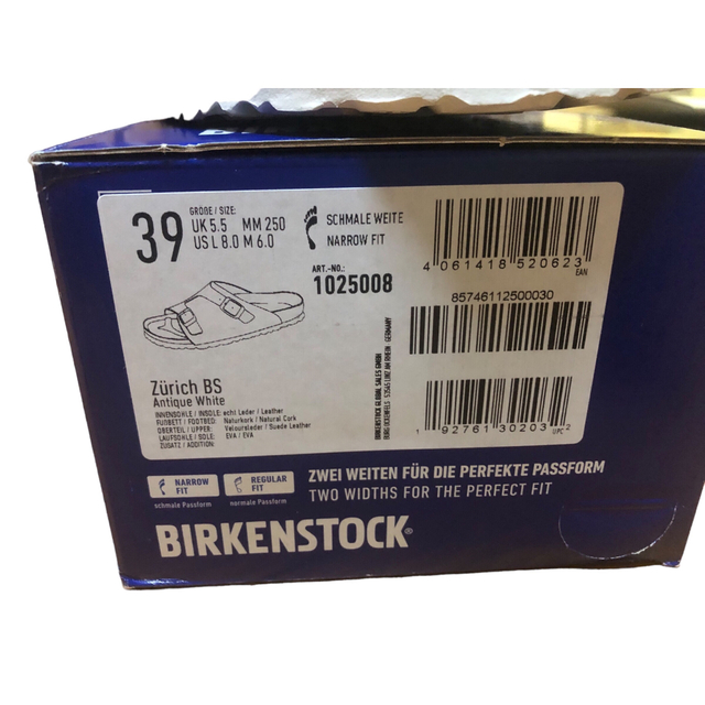 BIRKENSTOCK(ビルケンシュトック)のビルケンシュトック　Zürich / チューリッヒスエードレザー　24.5cm レディースの靴/シューズ(サンダル)の商品写真