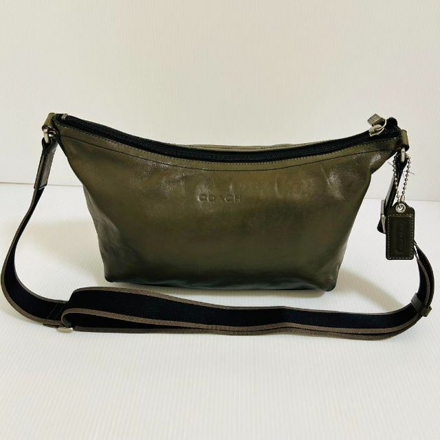 COACH - コーチ レザー ショルダーバッグ サコッシュ ヘリテージ