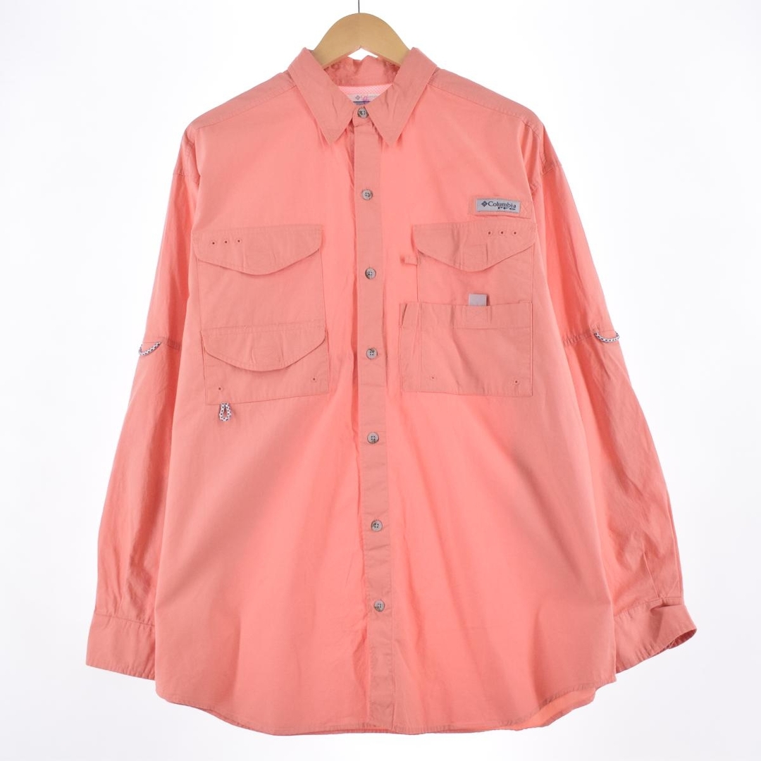 コロンビア Columbia PFG 長袖 フィッシングシャツ メンズXL /eaa335296