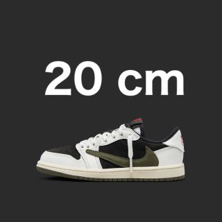 ナイキ(NIKE)のTravis Scott Jordan 1 Low Medium Olive(スニーカー)