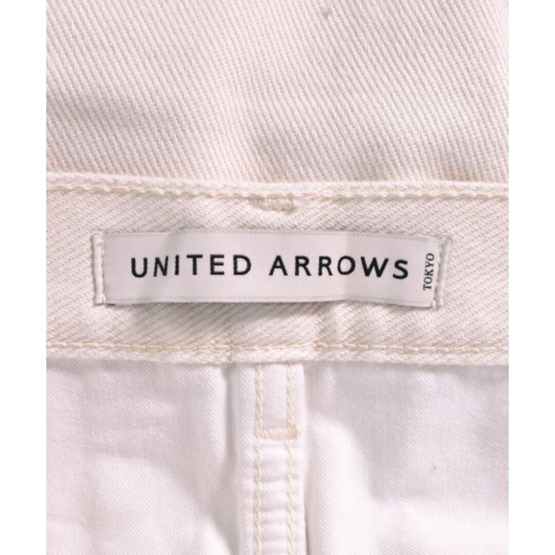 UNITED ARROWS ユナイテッドアローズ デニムパンツ S アイボリー系 2