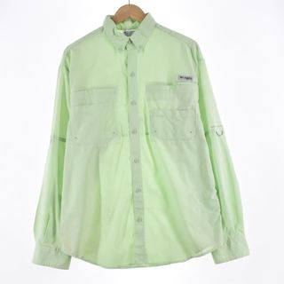 コロンビア(Columbia)の古着 コロンビア Columbia PFG ボタンダウン 長袖 フィッシングシャツ レディースXL /eaa334571(シャツ)