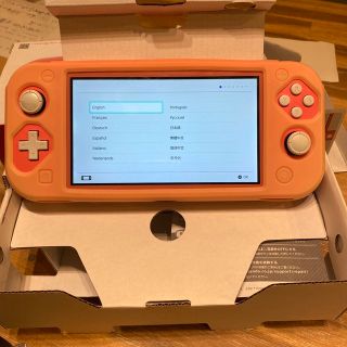 ニンテンドースイッチ(Nintendo Switch)のSwitchライト ピンク ジャンク(携帯用ゲーム機本体)