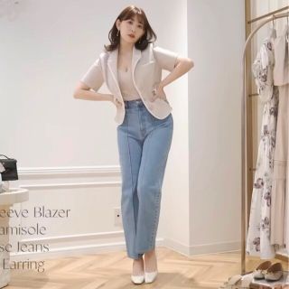 herlipto Bicolor Short Sleeve Blazer
