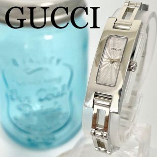 474 GUCCI グッチ時計 レディース腕時計 シルバー 小ぶり 人気