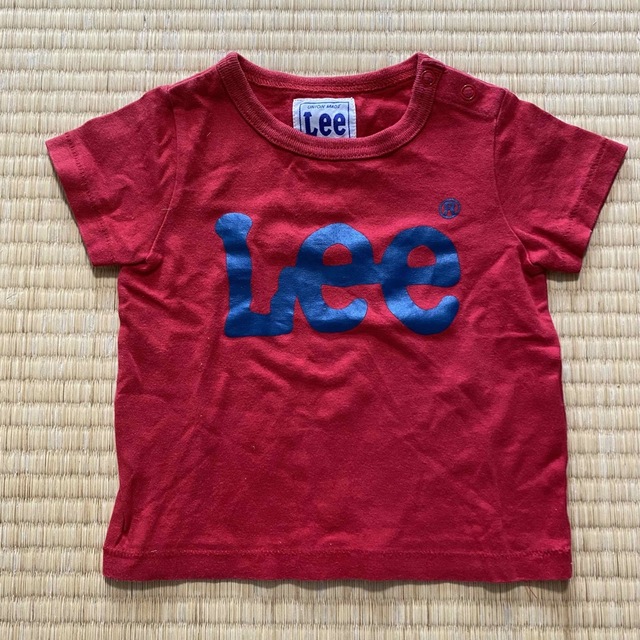 Lee(リー)のLee キッズ　半袖　Tシャツ　80　赤 キッズ/ベビー/マタニティのベビー服(~85cm)(Ｔシャツ)の商品写真