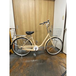 中古車　24インチ　ママチャリ　LEDオートライト　美品(自転車本体)