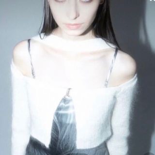 Meltthelady layered mohair モヘア　カーディガン(カーディガン)