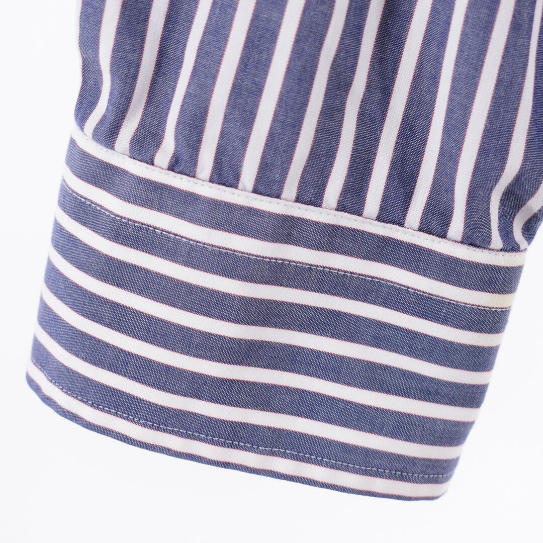 ノーティカ NAUTICA CLASSIC FIT 長袖 ボタンダウンストライプシャツ メンズL /eaa345163