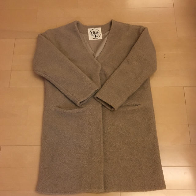 SM2(サマンサモスモス)のボアコート ベージュ レディースのジャケット/アウター(ロングコート)の商品写真