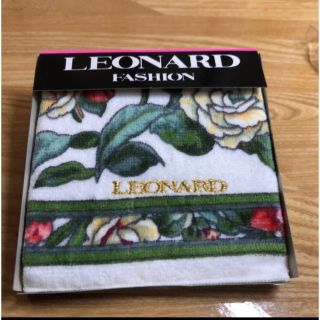 レオナール(LEONARD)の未使用　LEONARD ミニタオルハンカチ(ハンカチ)