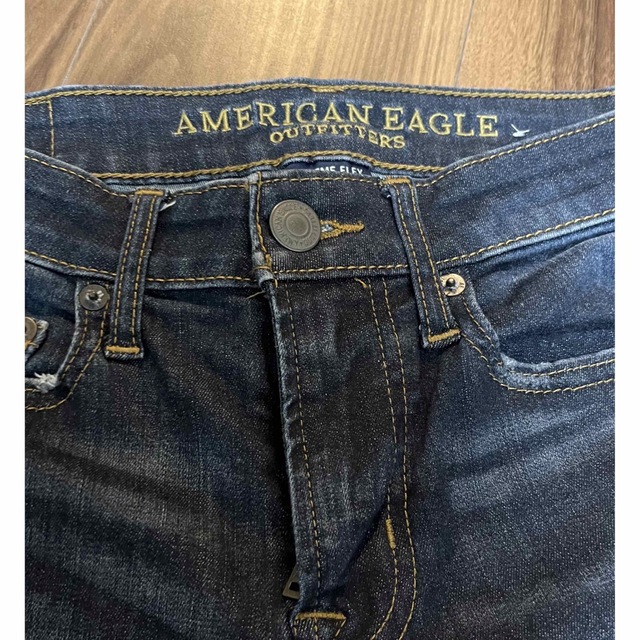 American Eagle(アメリカンイーグル)のアメリカンイーグル 29インチ ダメージデニム  レディースのパンツ(デニム/ジーンズ)の商品写真