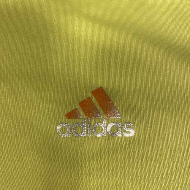 adidas フレンチ袖TシャツUV CARE  レディースL  レモンイエロー スポーツ/アウトドアのランニング(ウェア)の商品写真
