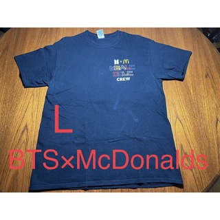 マクドナルド(マクドナルド)のアメリカ限定！BTS×McDonalds コラボ時クルー用Tシャツ(Tシャツ/カットソー(半袖/袖なし))
