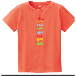 モンベル(mont bell)の新品　未使用　タグ付き　モンベル　女の子Tシャツ　100(Tシャツ/カットソー)