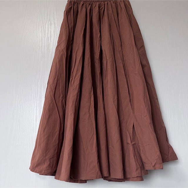 mean nuna ミーンヌナ コットンフレアスカート レディースのスカート(ロングスカート)の商品写真