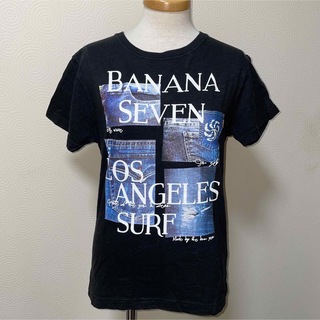 バナナセブン(877*7(BANANA SEVEN))のバナナセブン　Ｔシャツ　レディース　S(Tシャツ(半袖/袖なし))