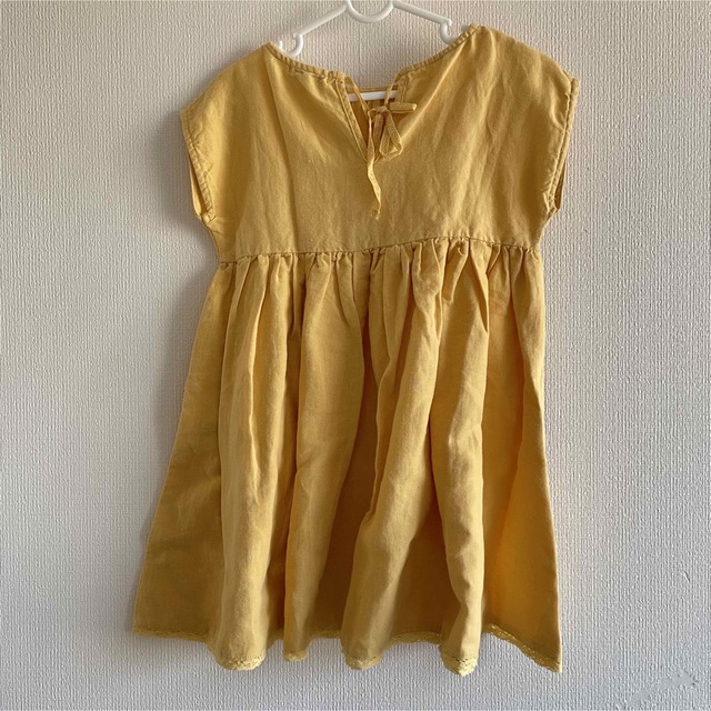 Caramel baby&child (キャラメルベビー&チャイルド)の新品 bebe organic べべオーガニック ワンピース 3y キッズ/ベビー/マタニティのキッズ服女の子用(90cm~)(ワンピース)の商品写真