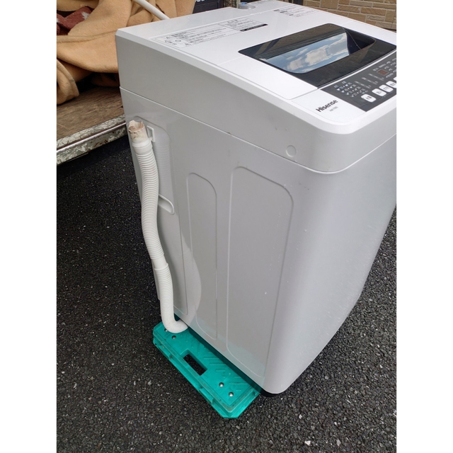 良品】ハイセンス 5.5kg 洗濯機 風乾燥 2019年製 関東甲信送料無料