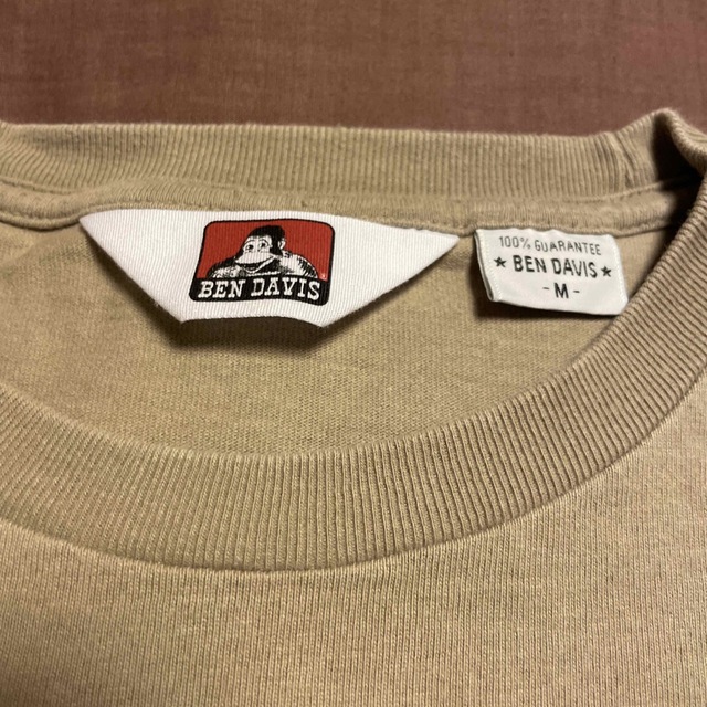 BEN DAVIS(ベンデイビス)のベン デイビス BEN DAVIS ポケット TシャツM ベージュ ポケT メンズのトップス(Tシャツ/カットソー(半袖/袖なし))の商品写真