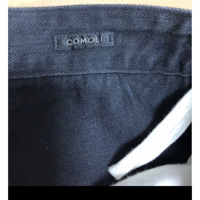 COMOLI(コモリ)のCOMOLI 20ss ベルテッドデニム　ブラック　1 メンズのパンツ(デニム/ジーンズ)の商品写真