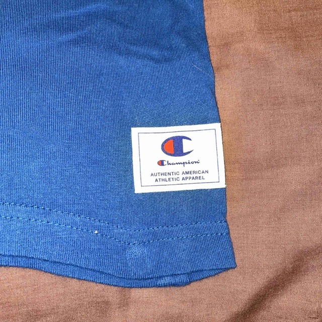 Champion(チャンピオン)のChampion チャンピオン  カレッジ プリント Tシャツ カラー ブルー キッズ/ベビー/マタニティのキッズ服男の子用(90cm~)(Tシャツ/カットソー)の商品写真