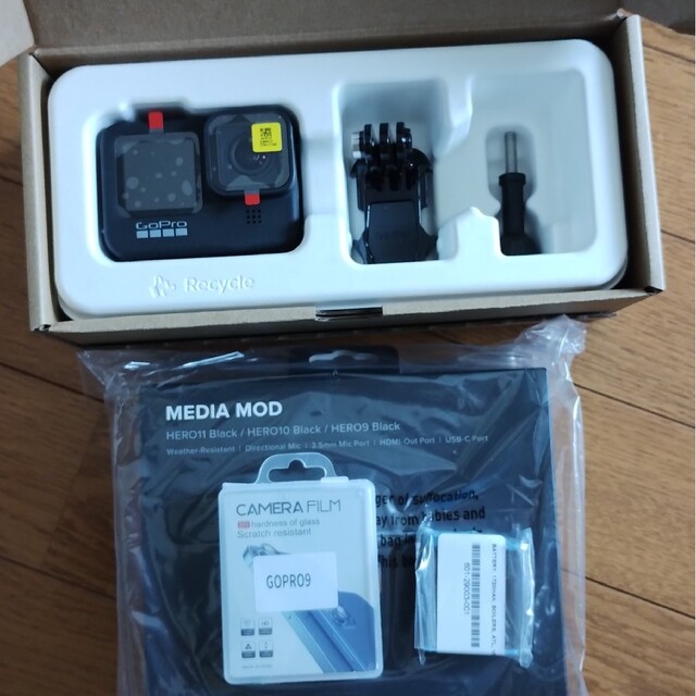 GoPro HERO9 Black メディアモジュラー バッテリー セット-