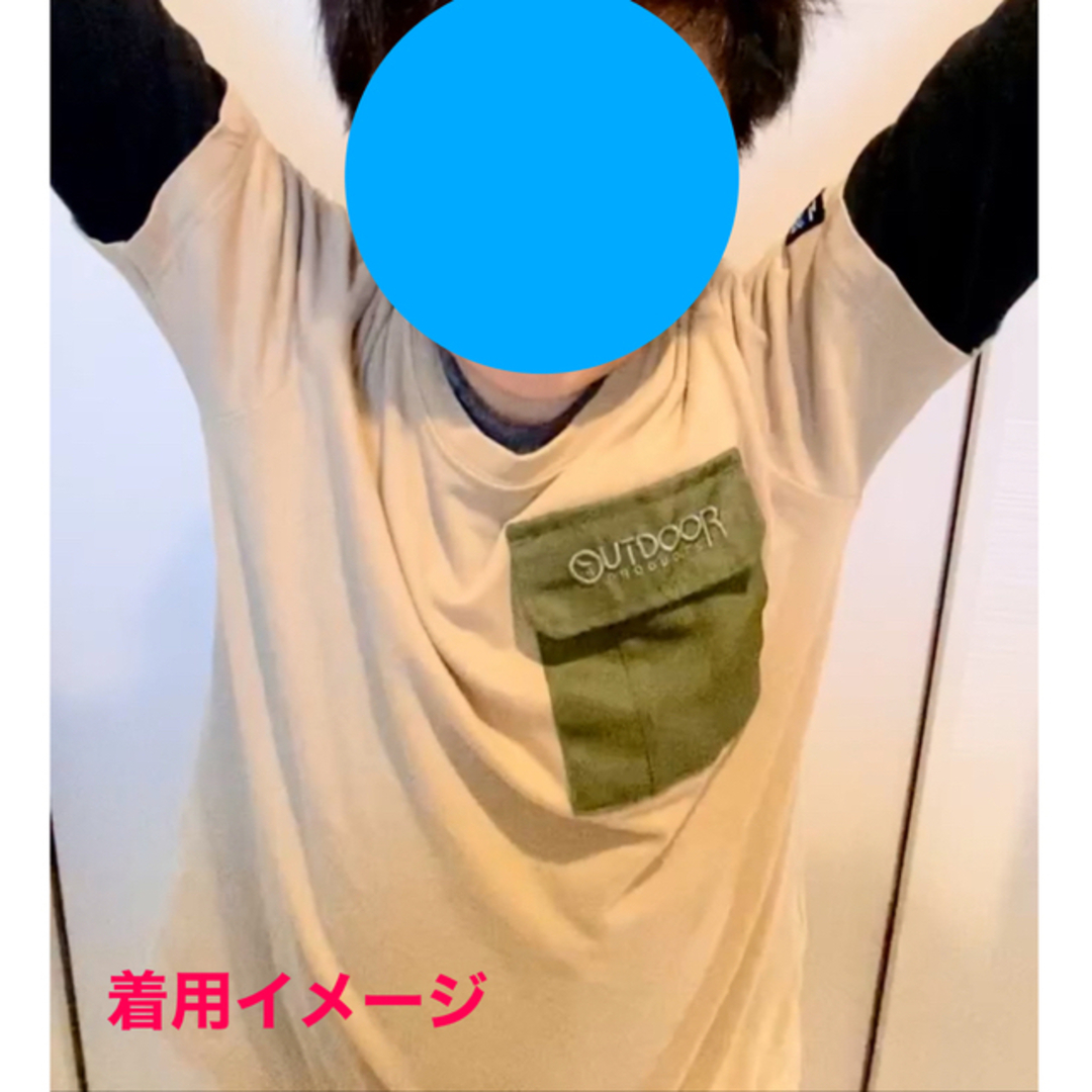 OUTDOOR(アウトドア)のOUTDOOR ロンT 140 (着用画像有) キッズ/ベビー/マタニティのキッズ服男の子用(90cm~)(Tシャツ/カットソー)の商品写真