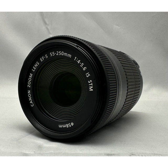 美品　キヤノン EFレンズ EF-S55-250mm F4-5.6 IS STM