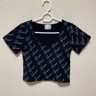 エゴイスト(EGOIST)のEGOIST エゴイスト 総ロゴプリントチビT ブラック 黒(Tシャツ(半袖/袖なし))