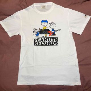 ピーナッツ(PEANUTS)の ピーナッツ peanuts スヌーピー SNOOPY Record  Tシャツ(Tシャツ/カットソー(半袖/袖なし))