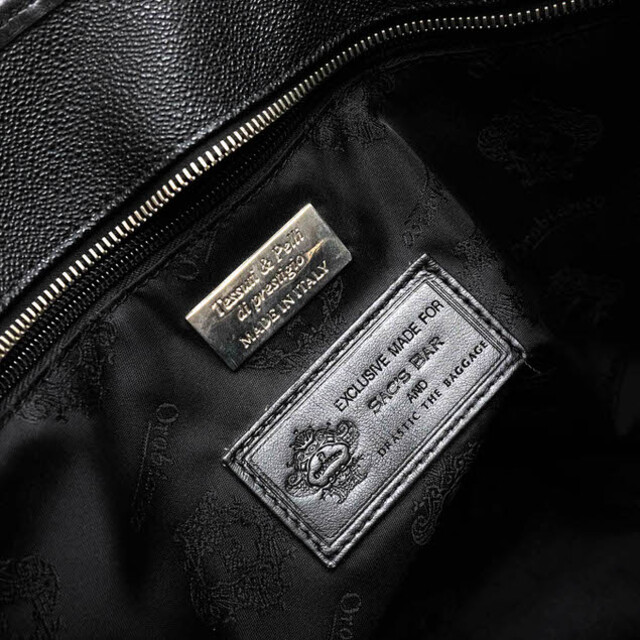 Orobianco(オロビアンコ)のオロビアンコ／orobianco バッグ トートバッグ 鞄 ハンドバッグ メンズ 男性 男性用PVC レザー 革 ブラック 黒  411303 ALTEZZOSA-Z ST.LOUIS A4サイズ収納可 肩掛け ワンショルダーバッグ メンズのバッグ(トートバッグ)の商品写真