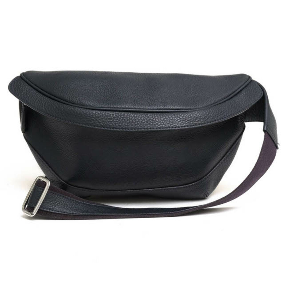 ペッレモルビダ/PELLE MORBIDA バッグ ショルダーバッグ 鞄 メンズ 男性 男性用レザー 革 本革 ネイビー 紺 PMO-MB057 Maiden Voyage メイデン ボヤージュ シボ革 シュリンクレザー ボディバッグ | フリマアプリ ラクマ