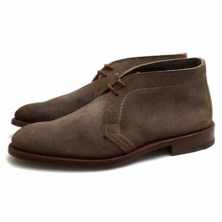 トリッカーズ(Trickers)のトリッカーズ／Tricker's チャッカブーツ シューズ 靴 メンズ 男性 男性用スエード スウェード レザー 革 本革 グレー 灰色  M7169 CHUKKA BOOTS アンラインド仕様 プレーントゥ レザーソール グッドイヤーウェルト製法(ブーツ)