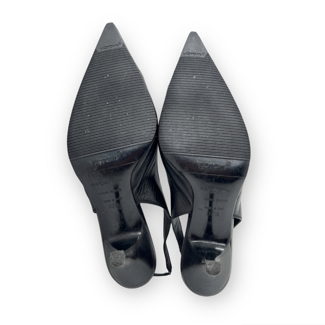 Sergio Rossi(セルジオロッシ)のSergiorossi セルジオロッシ　パンプス　バックストラップ　黒　ブラック レディースの靴/シューズ(ハイヒール/パンプス)の商品写真
