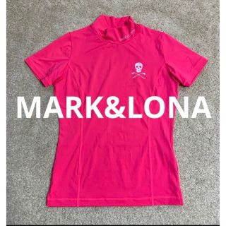 マークアンドロナ(MARK&LONA)の【美品】マークアンドロナ　レディース　半袖　モックネックシャツ　サイズ38 M(ウエア)