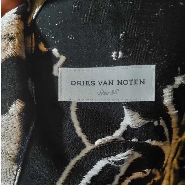 DRIES VAN NOTEN 21SSノーカラージャケット