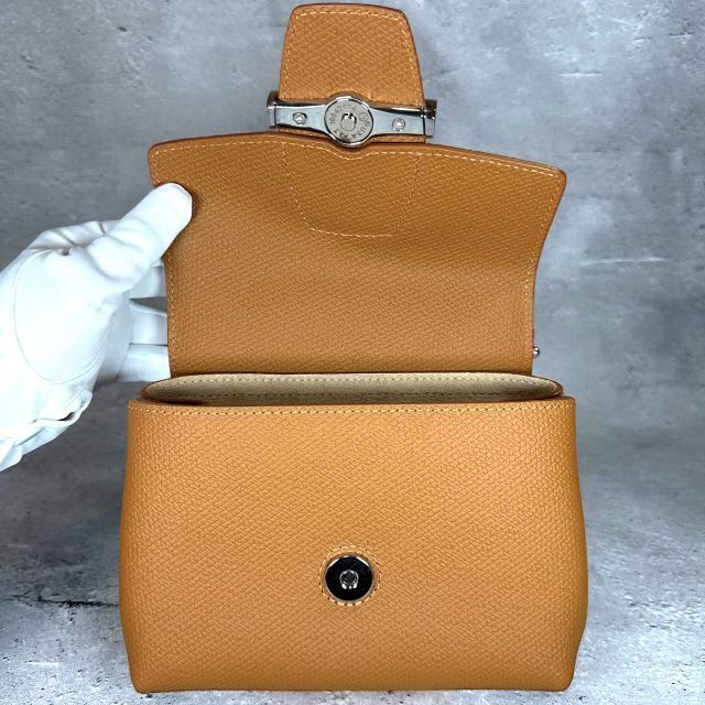 【超美品タグ付き】LONGCHAMP ロゾ ボックス ショルダーバッグ ブラウン