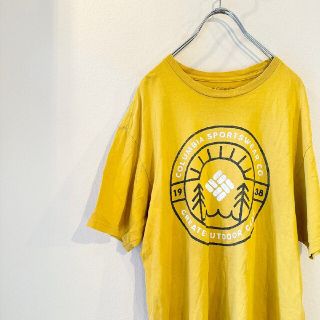 コロンビア(Columbia)のコロンビア　フロントプリント　半袖Tシャツ　マスタードイエロー(Tシャツ/カットソー(半袖/袖なし))